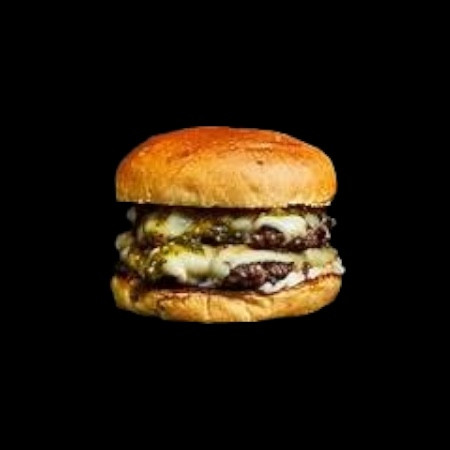 Black & Blue Cheeseburger